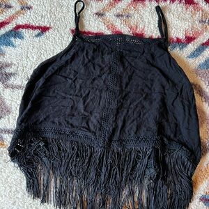 Idyllwind Western Fringe Tank Top - XL